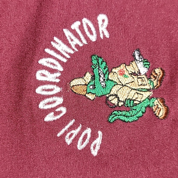 Vintage. Made in USA. Jerzees. Polo. Embroidered. Popi Coordinator. XXL - Picture 3 of 16